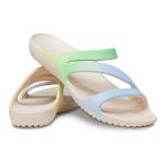 Crocs Women's Kadee II Seasonal Graphic Sandals Stucco & Multicoloured - Image 3