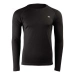 Mountain Designs Men's Merino Blend Long Sleeve Top Black