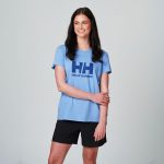 Helly Hansen Women's Logo Tee Bright Blue - Image 3