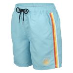 Body Glove Youth Boys Side Striped Swim Shorts Blue - Image 3