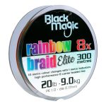 Black Magic 8x Elite Braid Line 150 Metre Spool Rainbow - Image 2