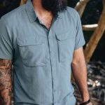 Mountain Designs Men's Ormiston II Short Sleeve Shirt Blue - Image 2