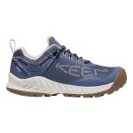 KEEN Women's NXIS EVO Waterproof Shoes Vintage Indigo Peachy Keen