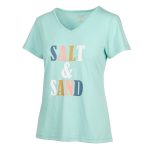 Cape Women's Salt and Sand Lacey Tee Sea - Image 3