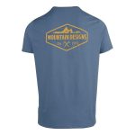 Mountain Designs Men's Blue Heritage Short Sleeve Tee Coronet Blue - Image 3