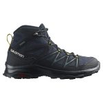 Salomon Men's Daintree Gore-Tex Mid Hiking Boots Night Sky, Black & Antique Moss