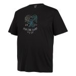 Cape Men's Tide Plus Size Tee Black - Image 3