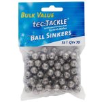 Jarvis Walker Tec Tackle Ball Sinkers Value Pack Silver