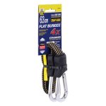 Gripwell 63cm Flat Strap Bungee With Snap Hooks Yellow 63 cm - Image 2