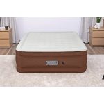 Bestway Alwayzair Fortech Double High Queen Airbed with Pump Cream Brown - Image 2