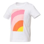 Cape Kids Girls Rainbow Tee White Ptd - Image 3