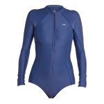 O'Neill Women's Laney Full Zip Long Sleeve Surfsuit Blue - Image 3