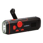 Life+Gear Stormproof Crank Torch Black 100 Lumens