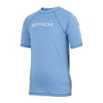Body Glove Youth Marle Short Sleeve Rash Vest Blue - Image 3
