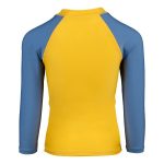 Body Glove Kids Long Sleeve Logo Rash Vest Golden Cob - Image 4