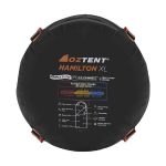 Oztent Hamilton XL 6° Sleeping Bag Black/Orange Black & Charcoal - Image 8