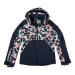 O'Neill Girls' PG Adelite Jacket Blue Aop & Pink
