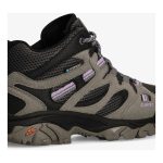 HI-TEC Women's Ravus Vent Lite Mid Waterproof Hiking Boots Taupe, Grey & Mellow Rose Grey, Charcoal & Lavender - Image 3