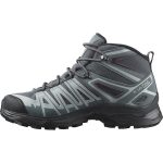 Salomon Women's X Ultra Pioneer Gore-Tex Mid Hiking Boots Ebony, Stormy Weather & Wine - Image 2