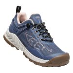 KEEN Women's NXIS EVO Waterproof Shoes Vintage Indigo Peachy Keen - Image 4