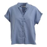 Cape Women's Elowen Short Sleeve Shirt Cornflower - Image 3