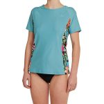 O'Neill Women's Moana Short Sleeve Rash Vest Reina Tropical
