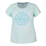 Cape Women's Millie Tee Plus Size Pure Water Explore