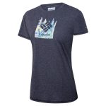 Columbia Women's Plus Size Sun Trek Tee Nocturnal / Swirl Graphic