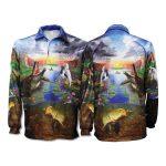 Bigfish Kids' Territory Sublimated Polo Shirt Multicoloured