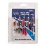 Jarvis Walker Crystal Creek Spinner Lures 5 Pack Multicoloured