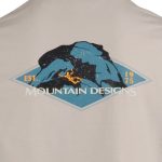 Mountain Designs Men's Silver Heritage Short Sleeve Tee Silver - Image 2