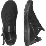 Salomon Men's Techamphibian 5 Sandal Black, Magnet & Monument - Image 7