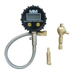 Digital 2-In-1 Deflator & Gauge Kit Black
