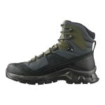 Salomon Men's Quest Element Gore-Tex Mid Hiking Boots Black, Lichen Green & Olive - Image 5