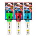 Life + Gear 160 Lumen 3AA Floating Glow Torch Multicoloured 160 Lumens