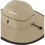 Shimano Wide Brim Hat Oatmeal - Image 2