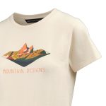 Mountain Designs Women's Whitecap Australus Short Sleeve Tee Whitecap - Image 3