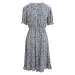 Cape Women's Trip in a Van Short Sleeve Midi Dress Summer Bouquet - Image 2