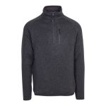 Gondwana Men's Quarter Zip Knit Fleece Top Dark Navy