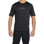 O'Neill Men's Basic Short Sleeve Sun Shirt Black - Image 5