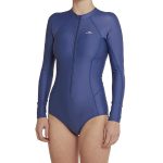 O'Neill Women's Laney Full Zip Long Sleeve Surfsuit Blue