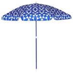 Coconut Grove Mosaic Family Beach Umbrella Blue Mosaic