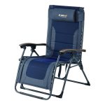 Oztrail Jumbo Sun Lounger Blue & Grey - Image 9
