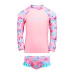 Body Glove Kids Noosa Print 2 Piece Swimsuit Pink