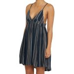 O'Neill Women's Saltwater Solids Stripe Tank Dress Slate Wash - Image 3