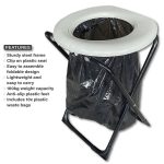 Spinifex Folding Camp Toilet Seat Grey - Image 2