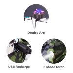 Spinifex USB Rechargeable Double Arc Camp Lighter With Torch & Whistle Camo - Image 2