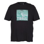 Gondwana Plus Size Men's Trail Tee Black