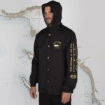 Salty Crew Ahi Mount Snap Jacket Black - Image 4