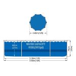 Avenli Round Swimming Pool 12ft Blue 12 ft - Image 4